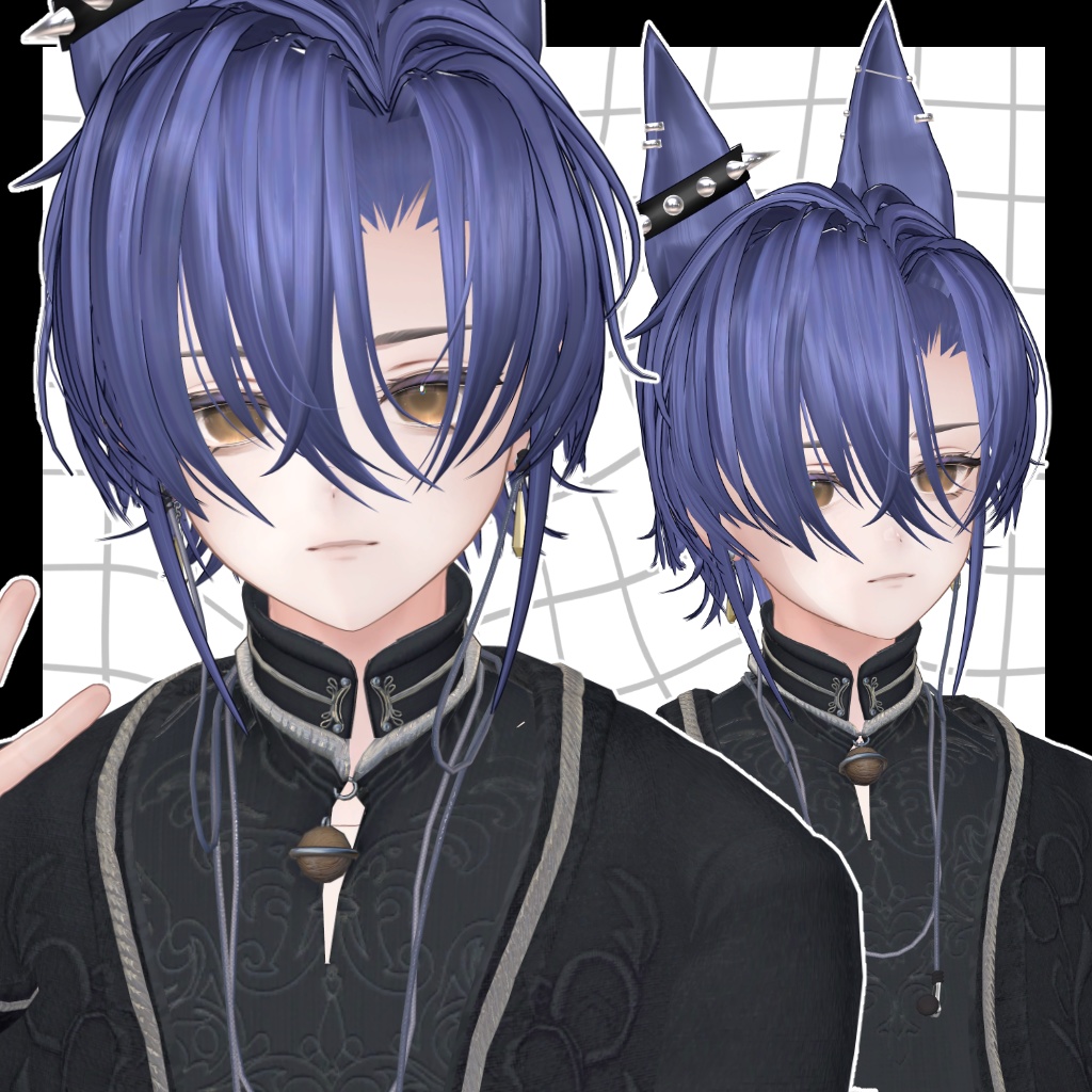 【11アバター対応】Dobell Hair 【VRC Hair】