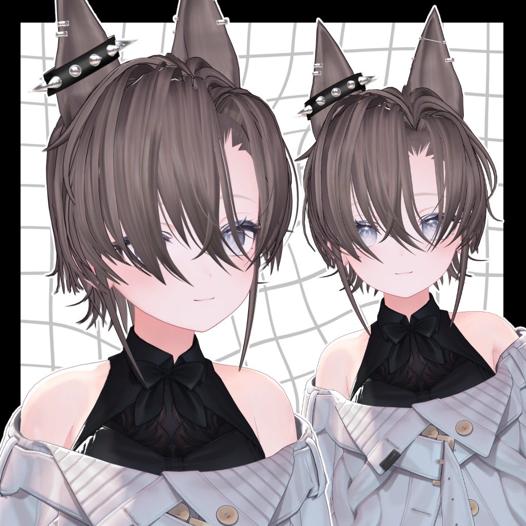 【11アバター対応】Dobell Hair 【VRC Hair】