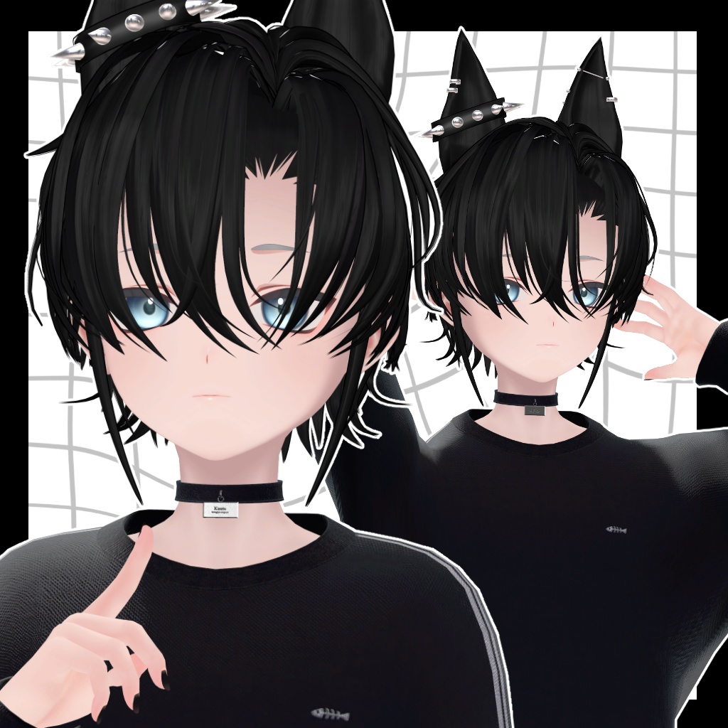 【11アバター対応】Dobell Hair 【VRC Hair】