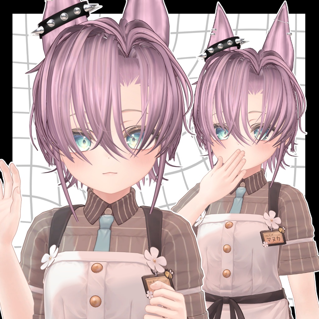 【11アバター対応】Dobell Hair 【VRC Hair】