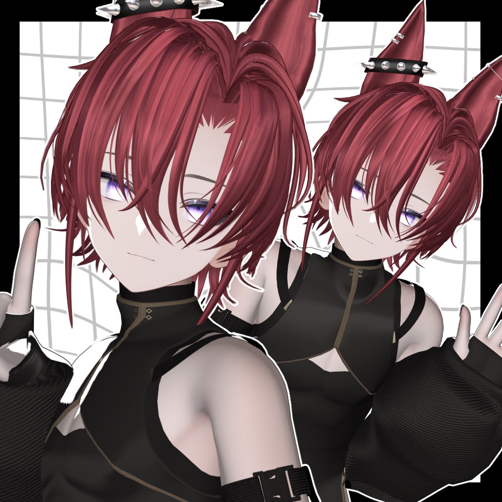 【11アバター対応】Dobell Hair 【VRC Hair】
