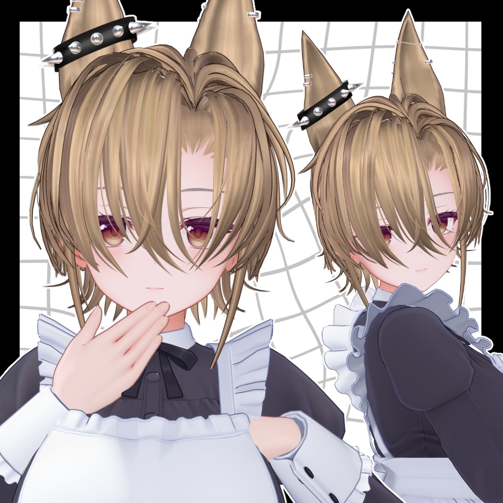 【11アバター対応】Dobell Hair 【VRC Hair】