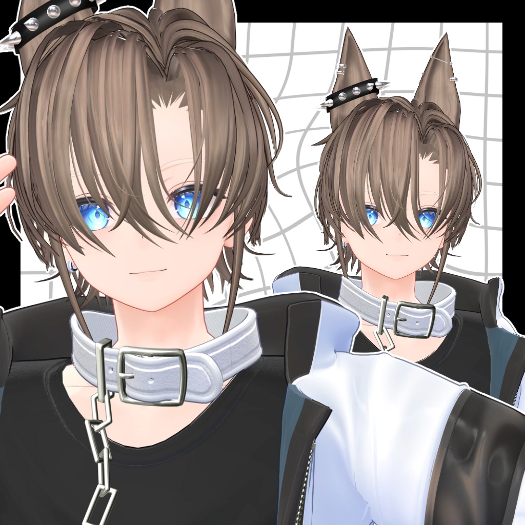 【11アバター対応】Dobell Hair 【VRC Hair】