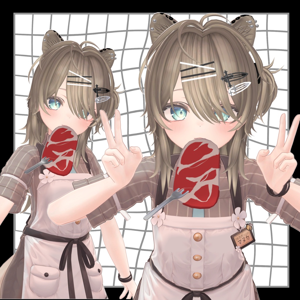 【11アバター対応】Veilparde Hair【VRC Hair】