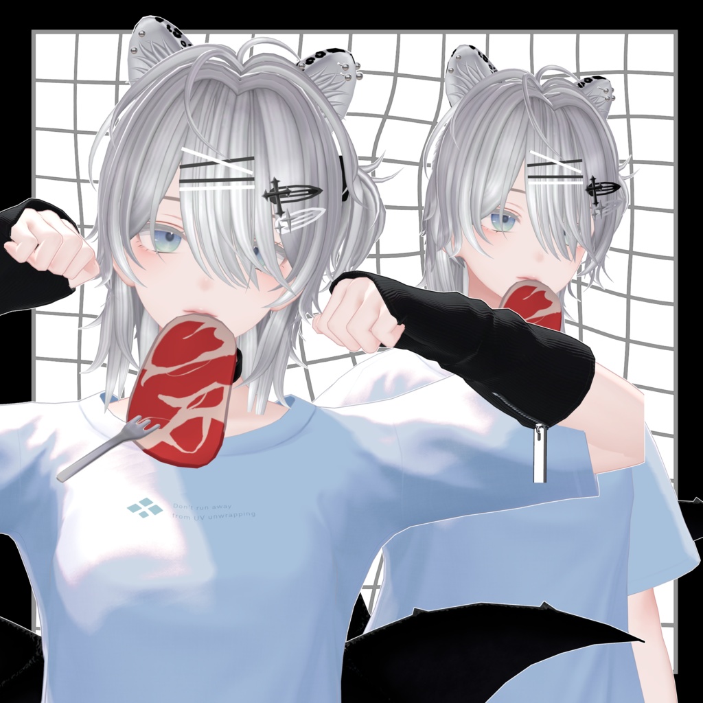 【11アバター対応】Veilparde Hair【VRC Hair】