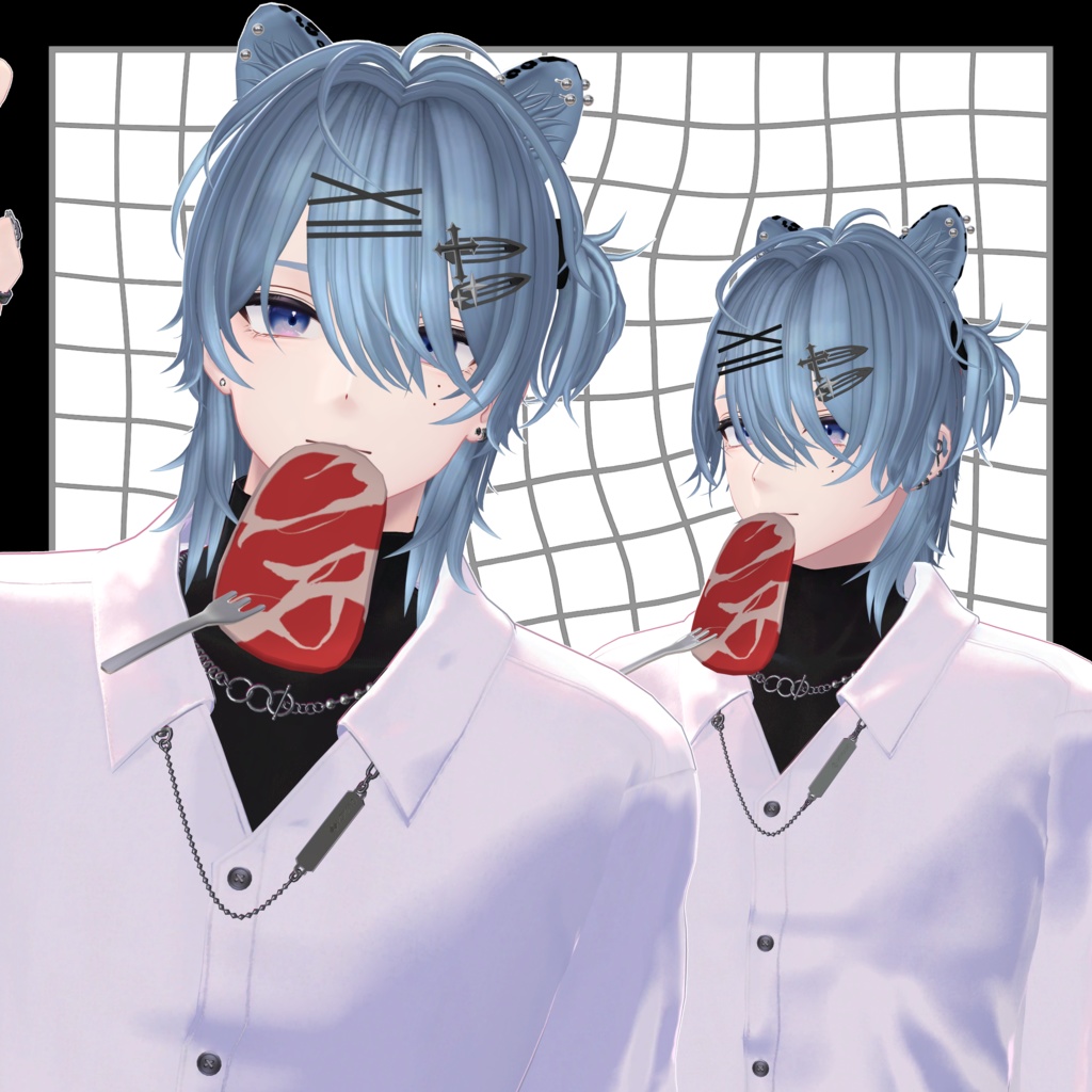 【11アバター対応】Veilparde Hair【VRC Hair】