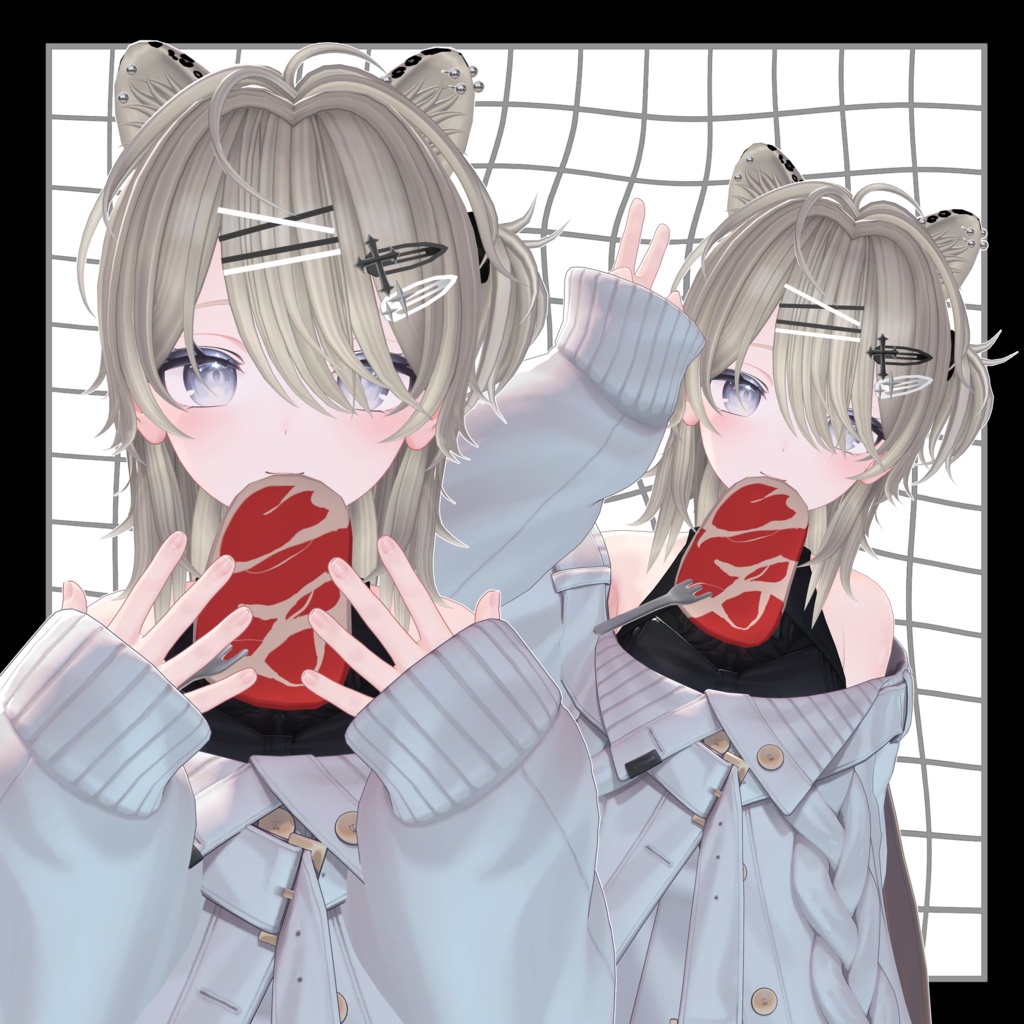 【11アバター対応】Veilparde Hair【VRC Hair】