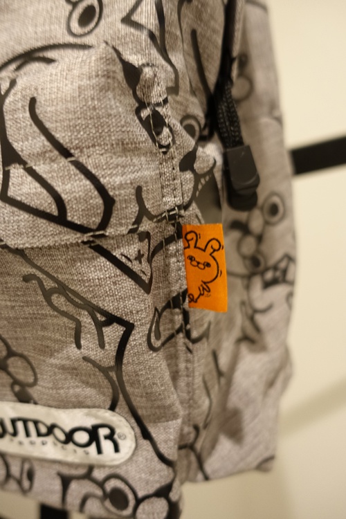 OUTDOOR×ヨッシースタンプコラボリュック うさぎさん