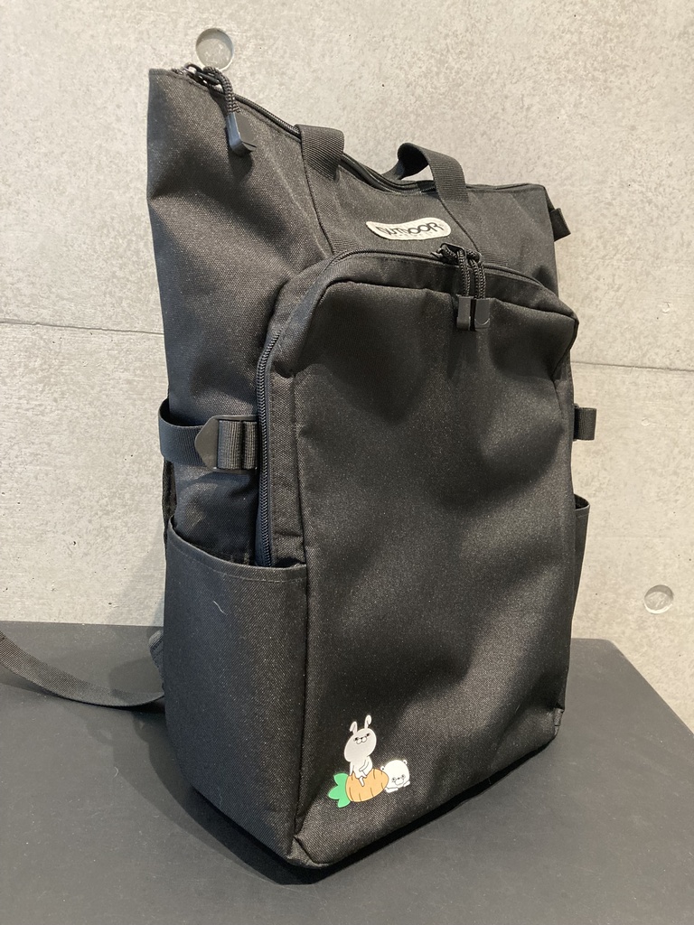 OUTDOOR×ヨッシースタンプうさぎ&くまさんコラボ2wayリュック ※予約 2026年2/下旬発売予定