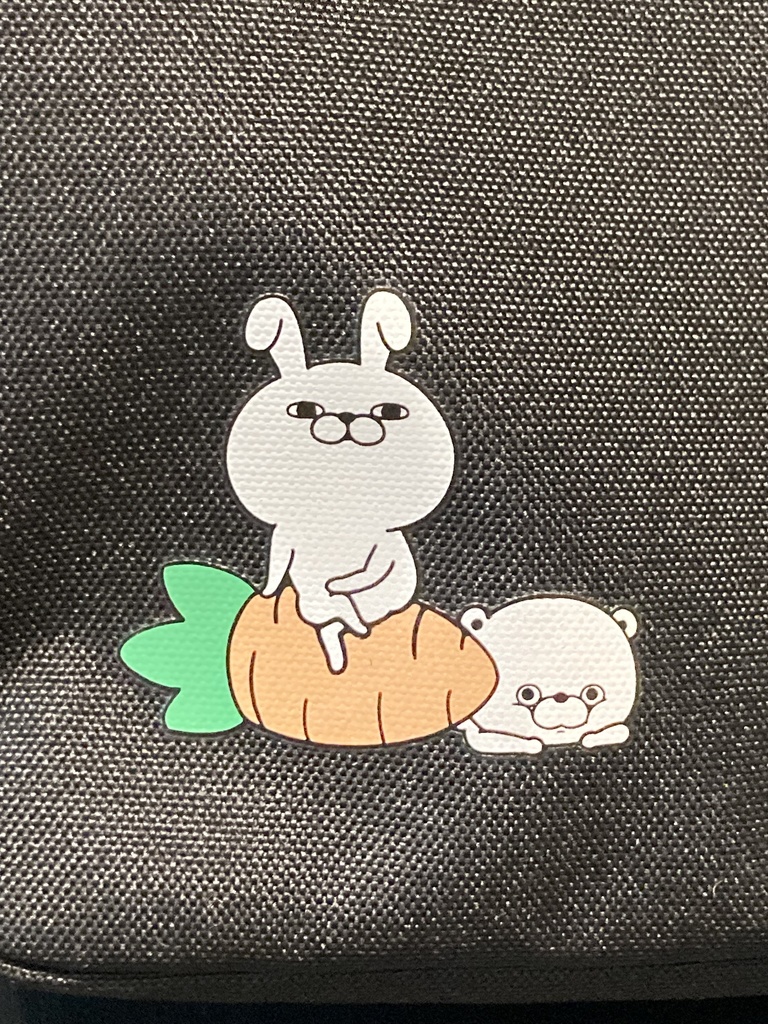 OUTDOOR×ヨッシースタンプうさぎ&くまさんコラボ2wayリュック ※予約 2026年2/下旬発売予定