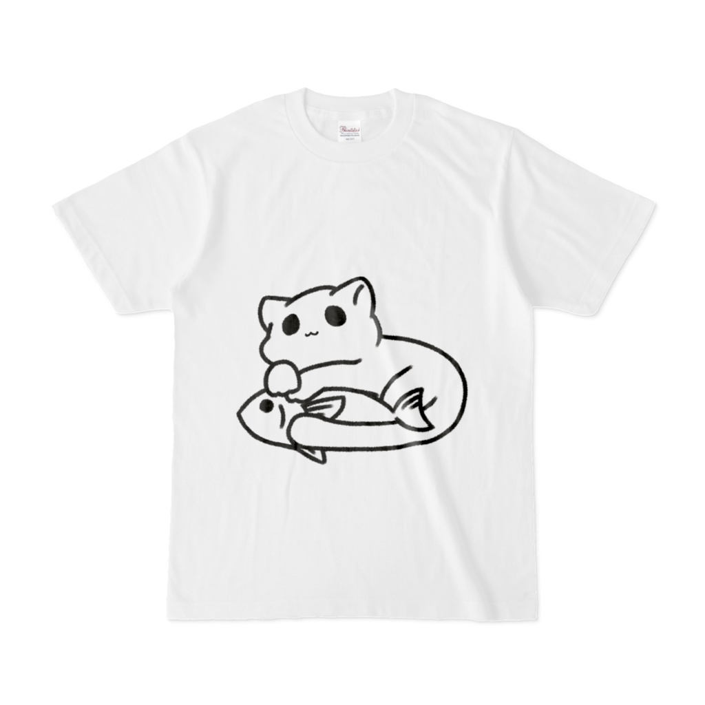どくせんする虚無ねこ オリジナルTシャツ