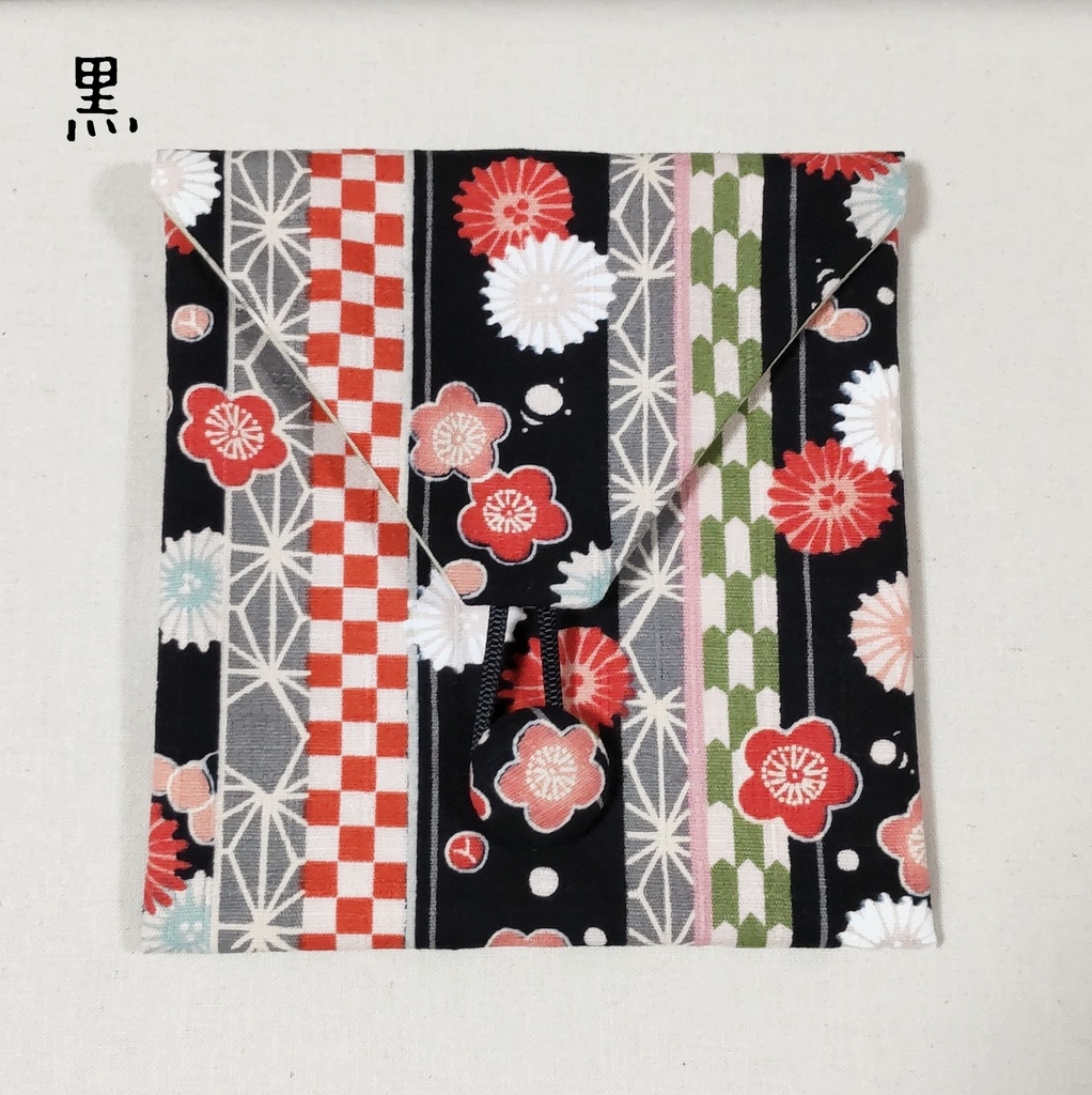 封筒型ポーチ*和柄ストライプ