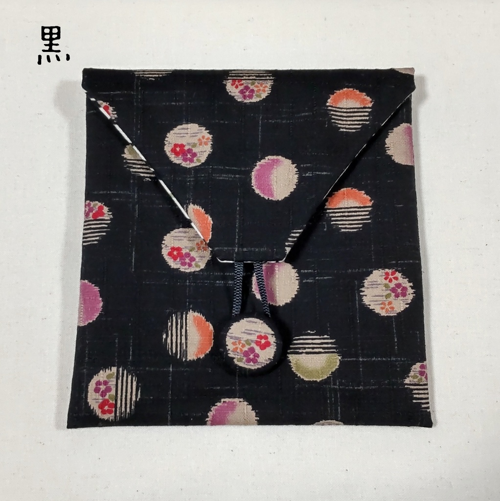 封筒型ポーチ*和柄水玉