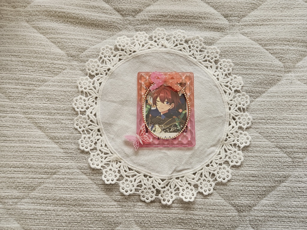 🦋胡蝶B8サイズ硬質カードケース レジンver🦋