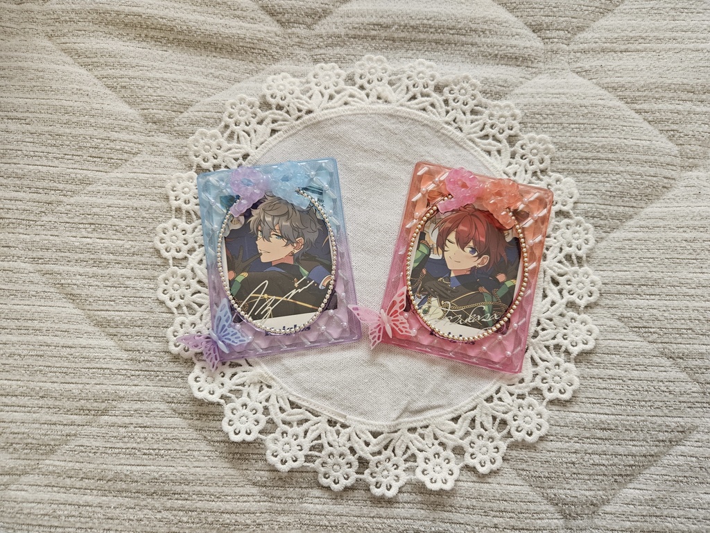 🦋胡蝶B8サイズ硬質カードケース レジンver🦋