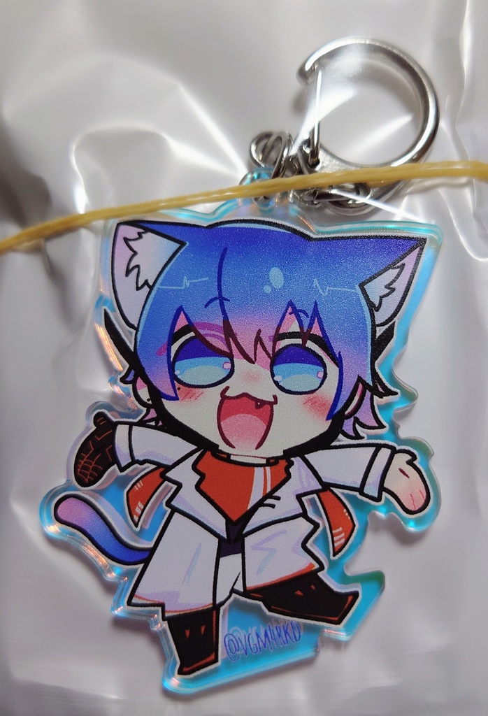帆宮サイ　オーロラアクリルキーホルダーV1
