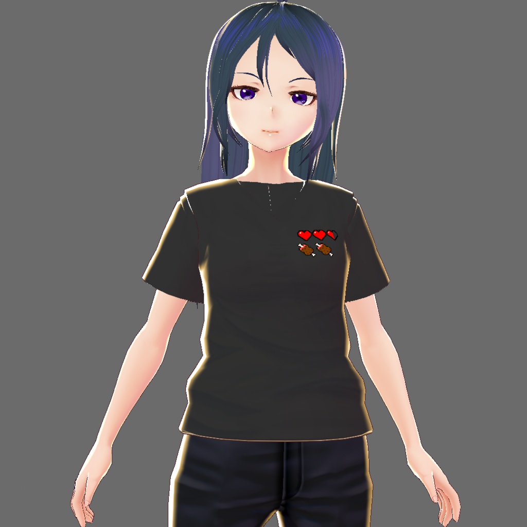 【VRoid用テクスチャ】Tシャツ詰め合わせ【10枚】