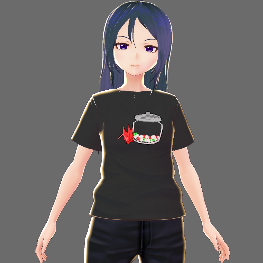 【VRoid用テクスチャ】Tシャツ詰め合わせ【10枚】