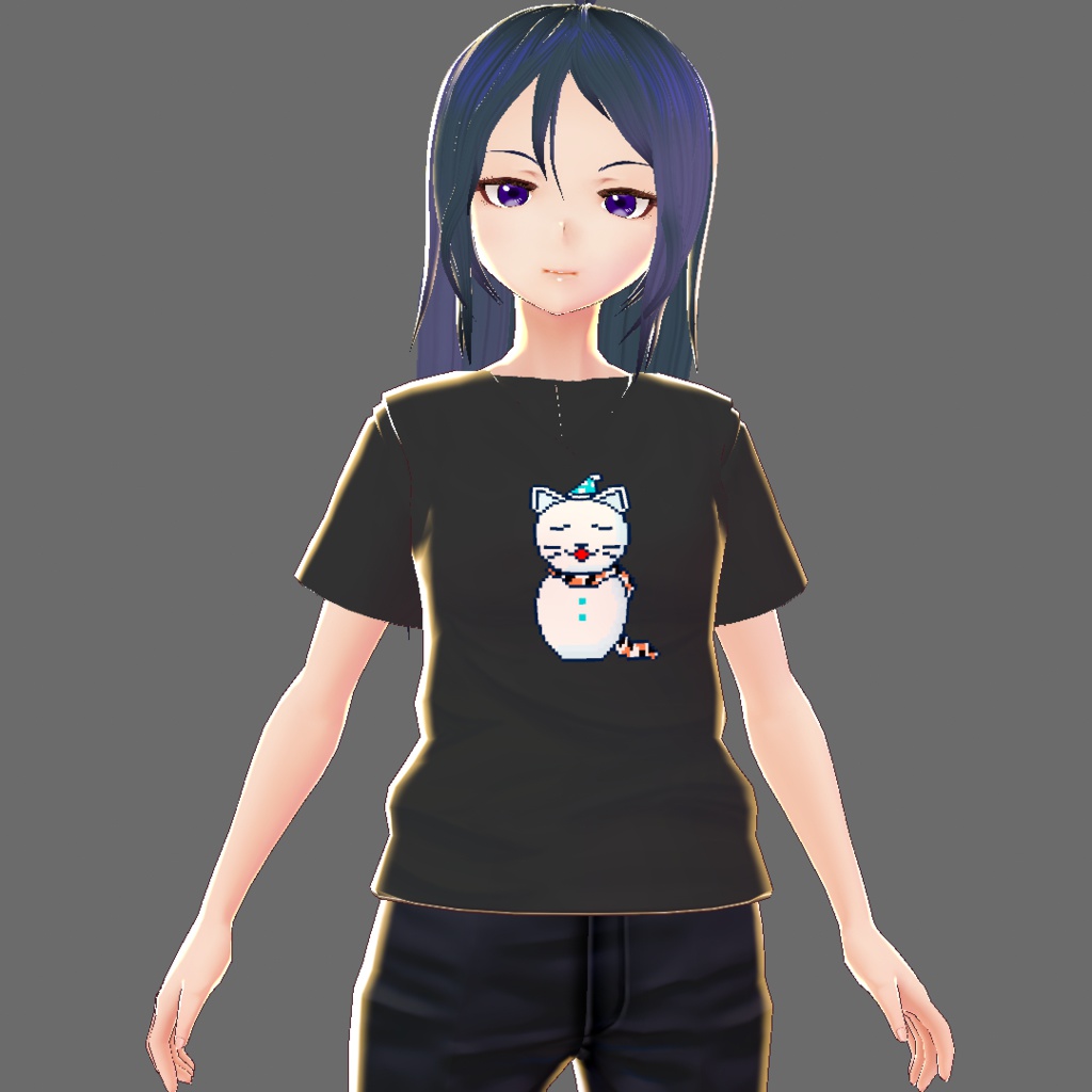 【VRoid用テクスチャ】Tシャツ詰め合わせ【10枚】