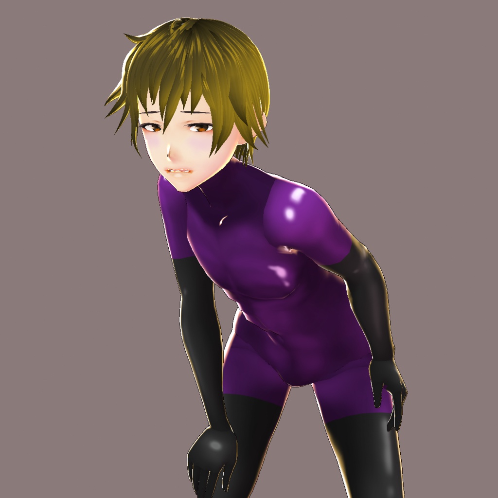 【男性VRoid用テクスチャ】ラバースーツ【6色】