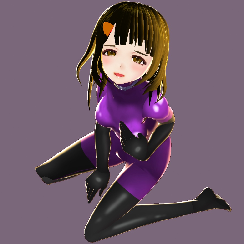 【女性VRoid用テクスチャ】ラバースーツ【6色】