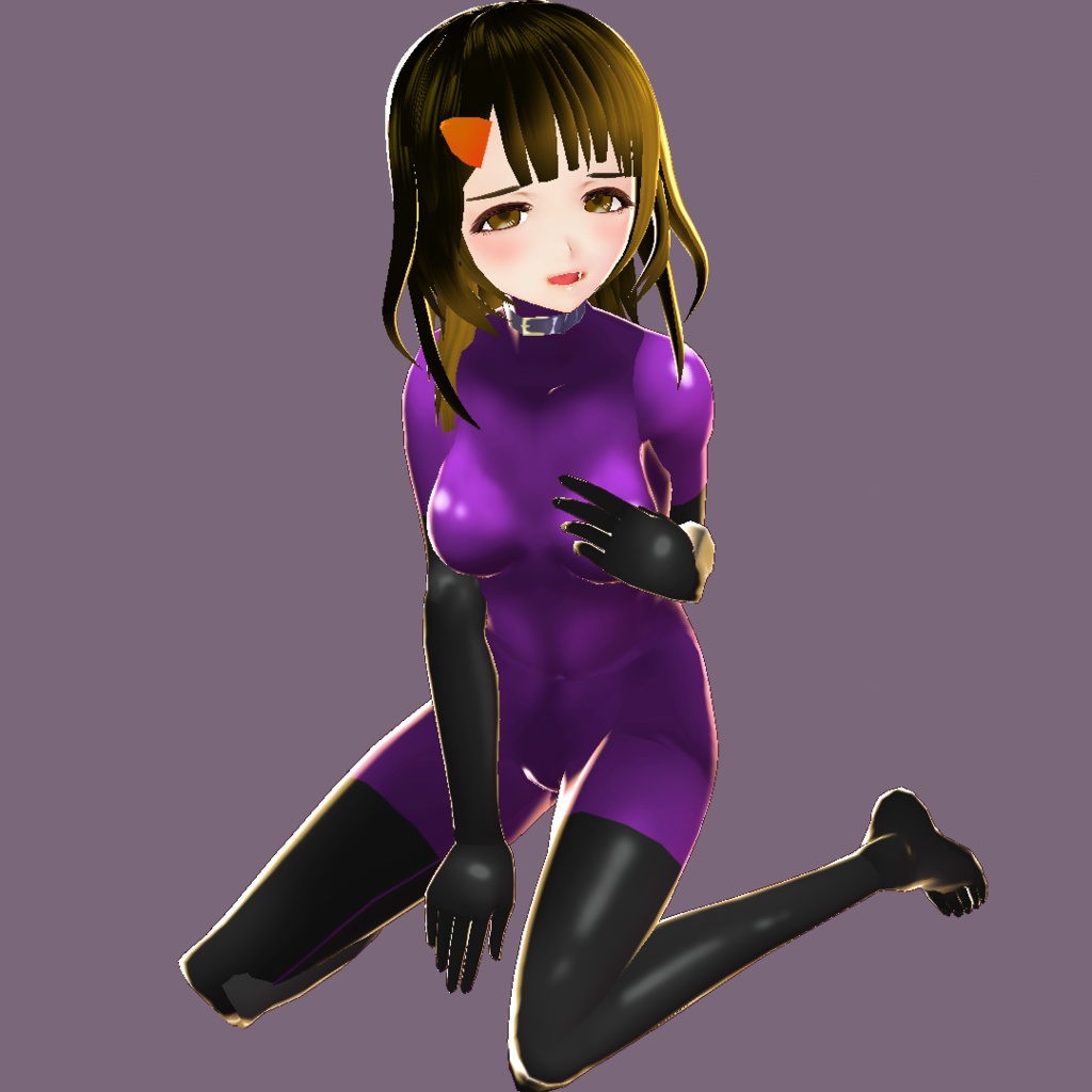 【女性VRoid用テクスチャ】ラバースーツ【6色】