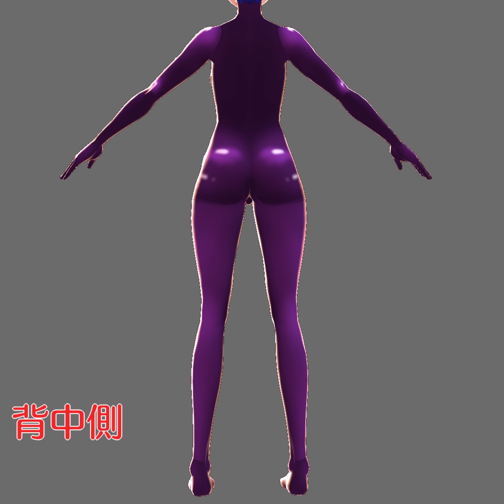 【女性VRoid用テクスチャ】ラバースーツ【6色】