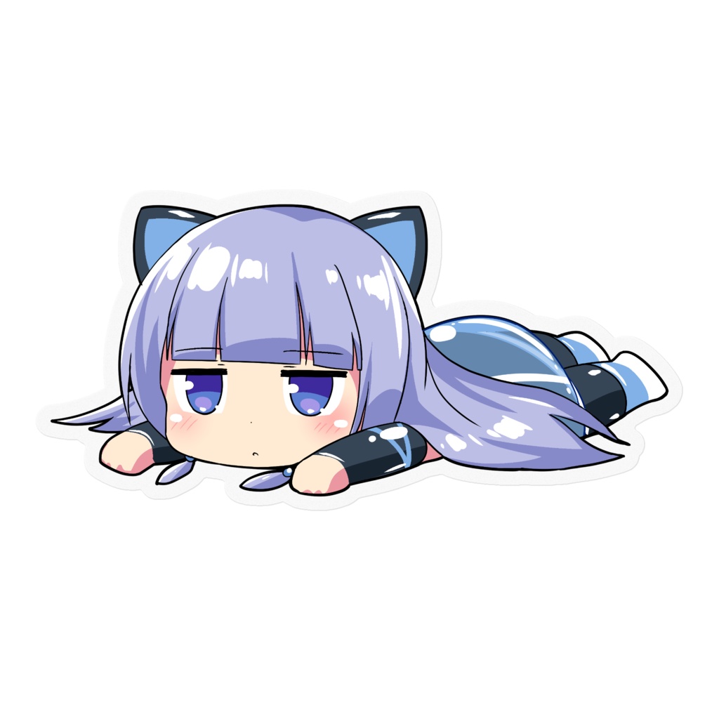 海月アワノ　クリアステッカー