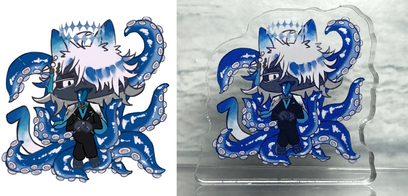 【非公式】Tenshi Akunya自立ミニアクリルスタンド