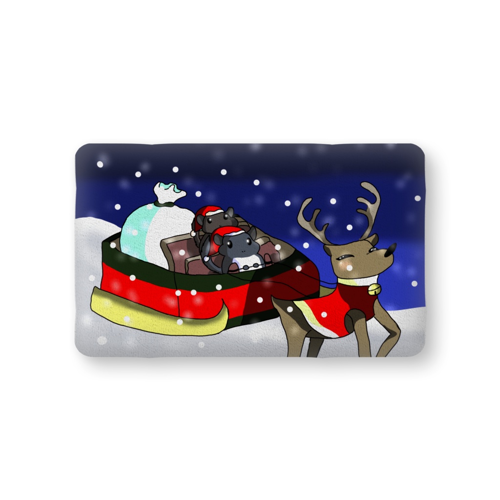 チンチラ クリスマスクッション