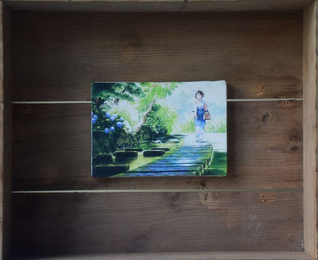 キャンバス『源平衛川』