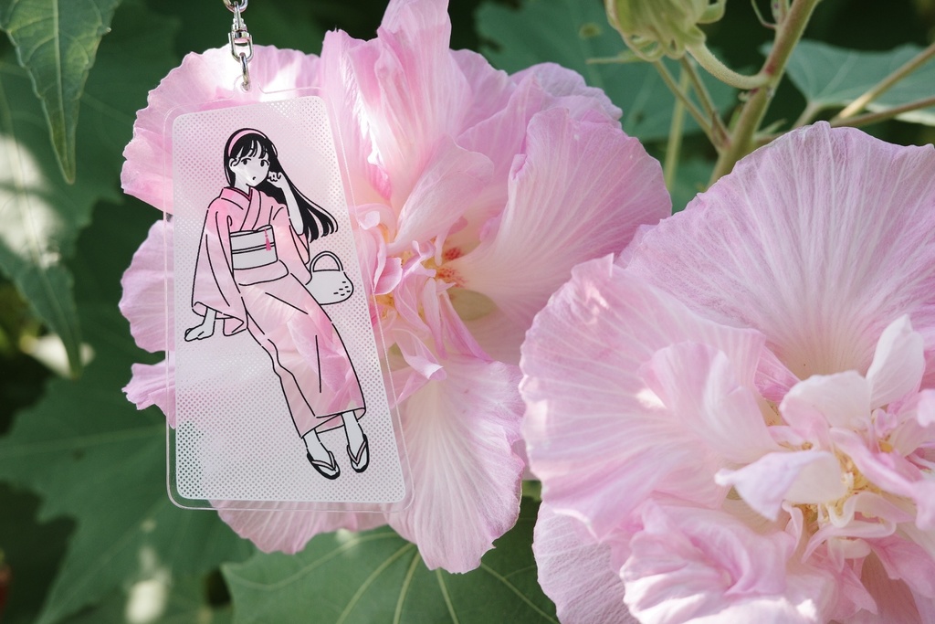 お散歩は季節をまとって。(ひなたちゃん 着物ver.)