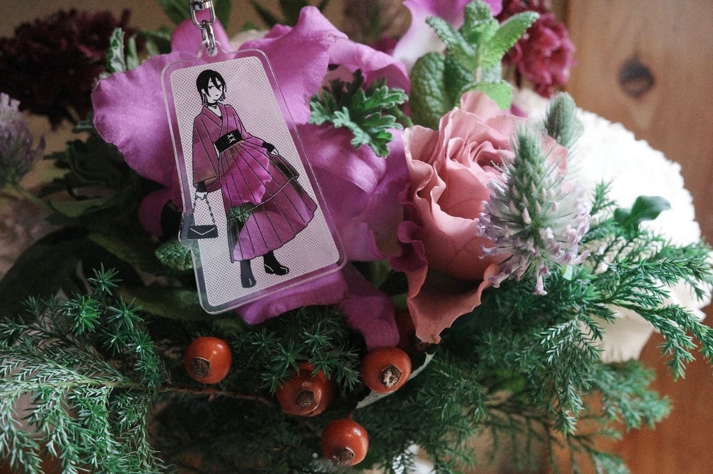 お散歩は季節をまとって。(れんかちゃん 着物ver.)