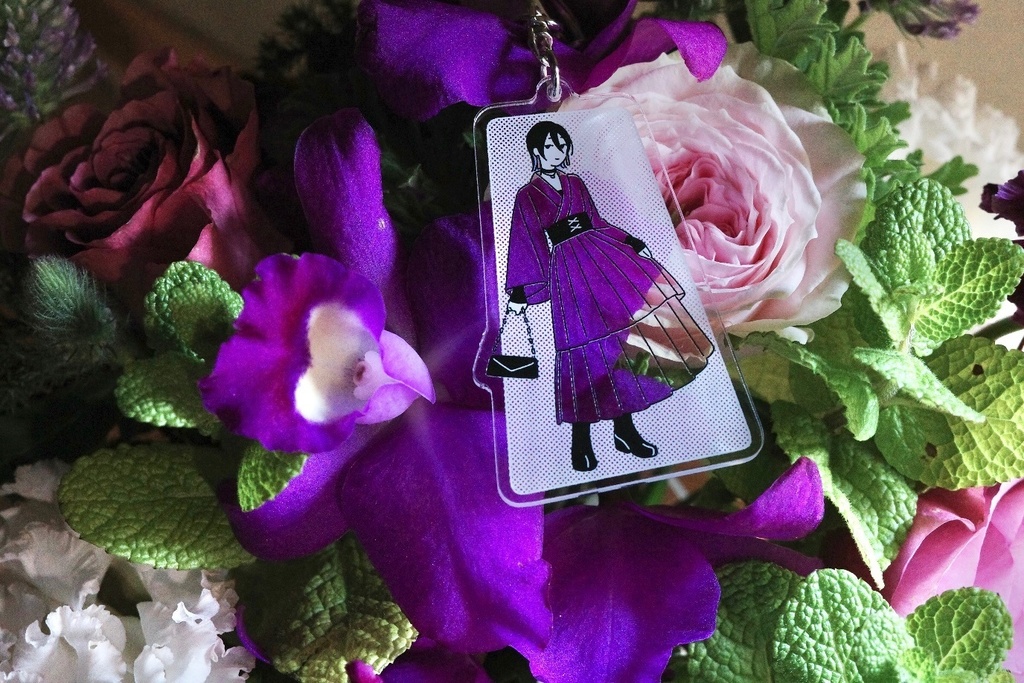 お散歩は季節をまとって。(れんかちゃん 着物ver.)