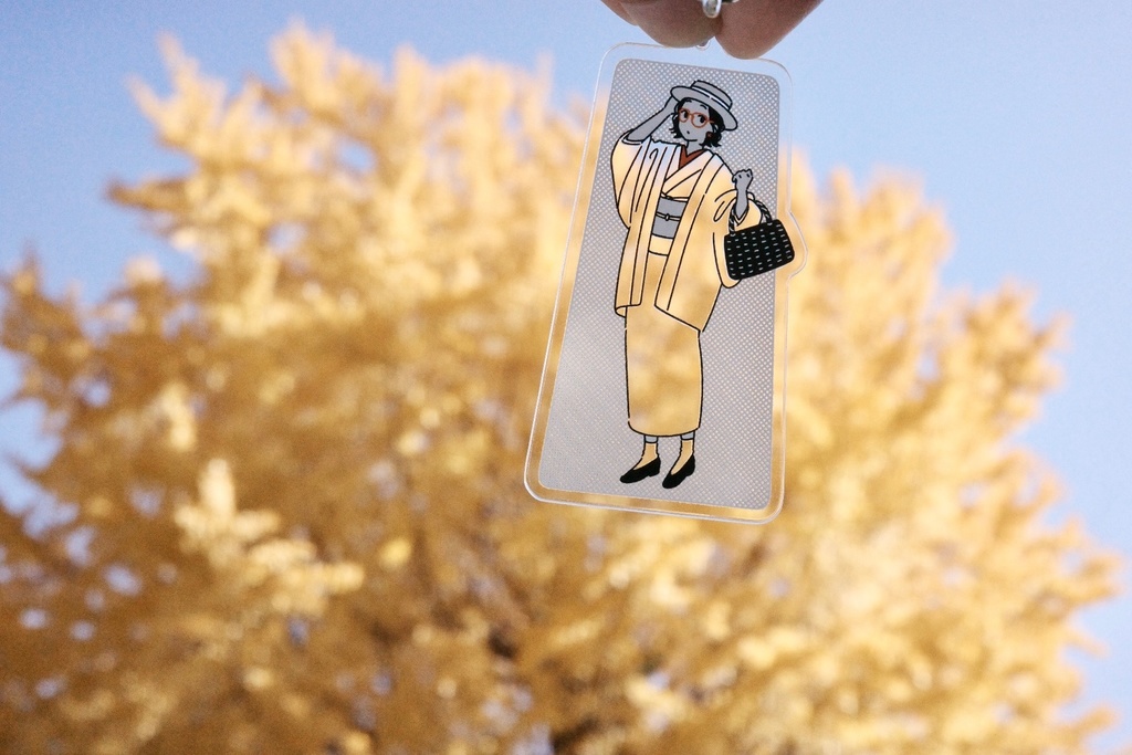 お散歩は季節をまとって。(かえでちゃん 着物ver.)