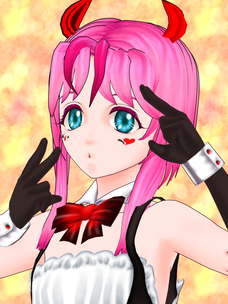 【無料あり】MiSaバージョンハロウィンドレス【VRoid】