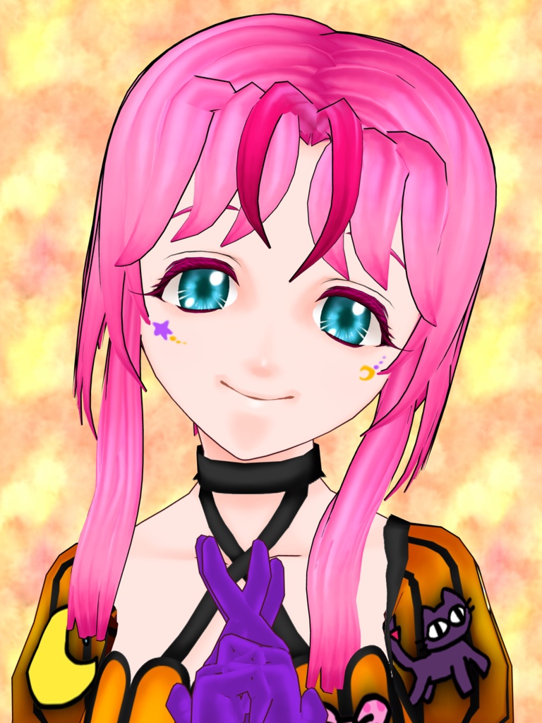 【無料あり】MiSaバージョンハロウィンドレス【VRoid】