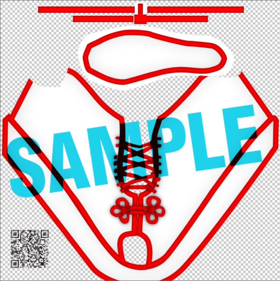 【無料あり】中華風編み上げシューズ(ハイカット)【VRoid】