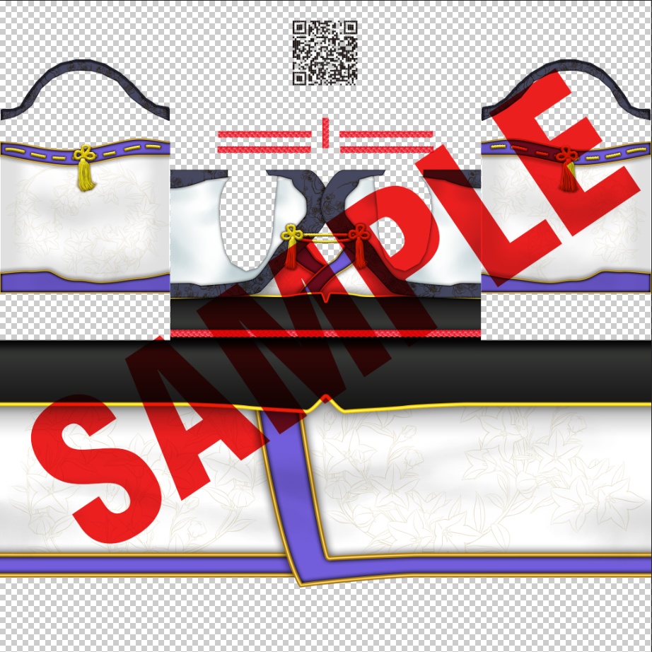 【無料あり】和風ドレス【VRoid β版/正式版 両対応】