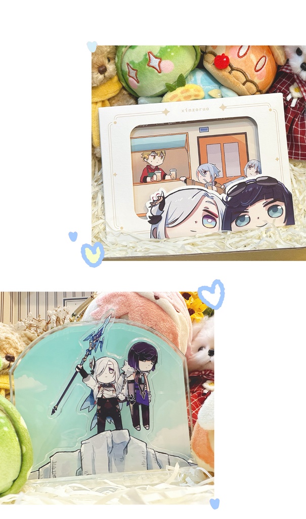 【xinzoruo】心臓弱真君GENSHIN IMPACT 原神同人アクキー【KEYCHAIN】【非公式】Vol.1