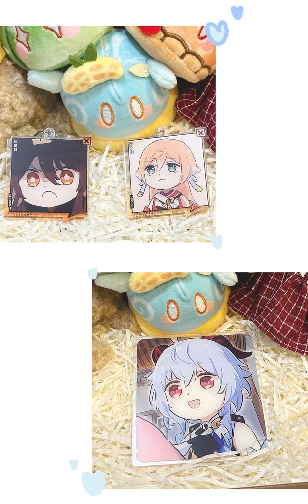 【xinzoruo】心臓弱真君GENSHIN IMPACT 原神同人アクキー【KEYCHAIN】【非公式】Vol.2