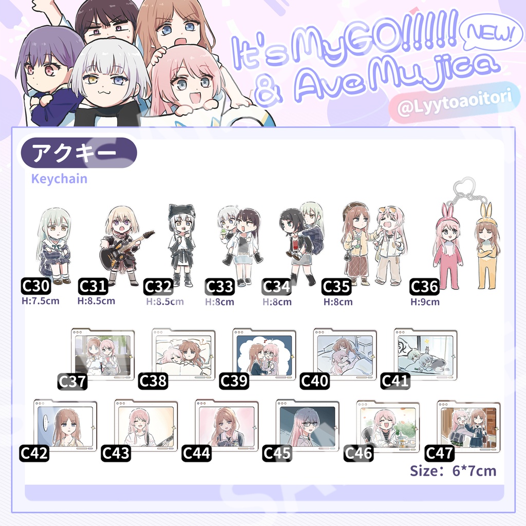  バンドリmygo同人【アクキー】avemujica Vol.６