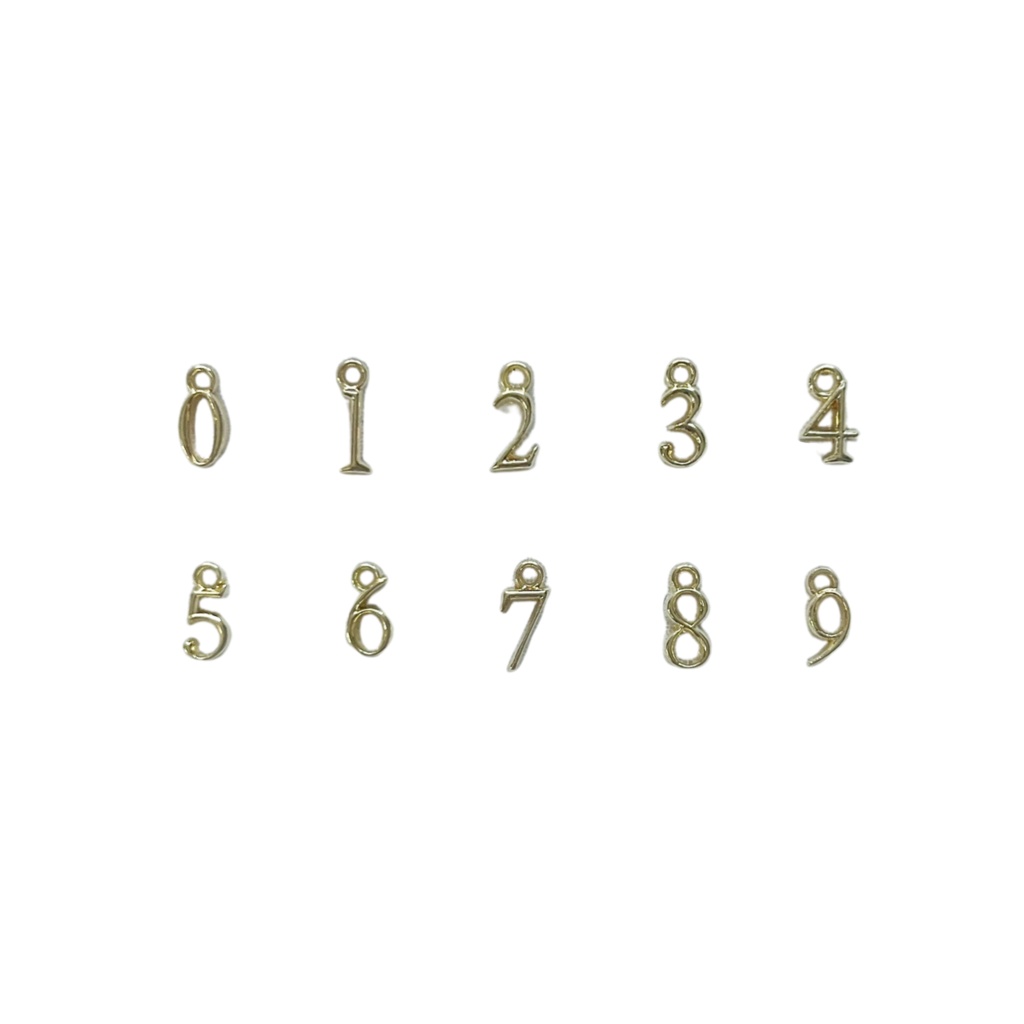 【オプション】数字チャーム