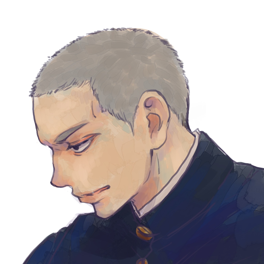 【フリーアイコン】坊主男子