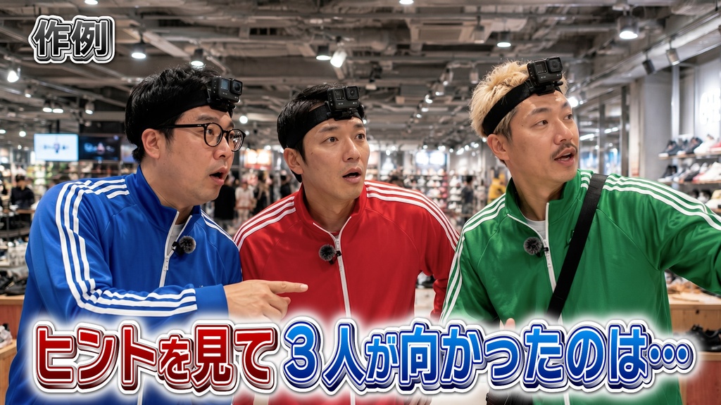 バラエティー番組テロップ001 Variety show Telop 001