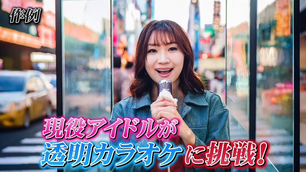 あおり系テロップ004 Fanning telop 004