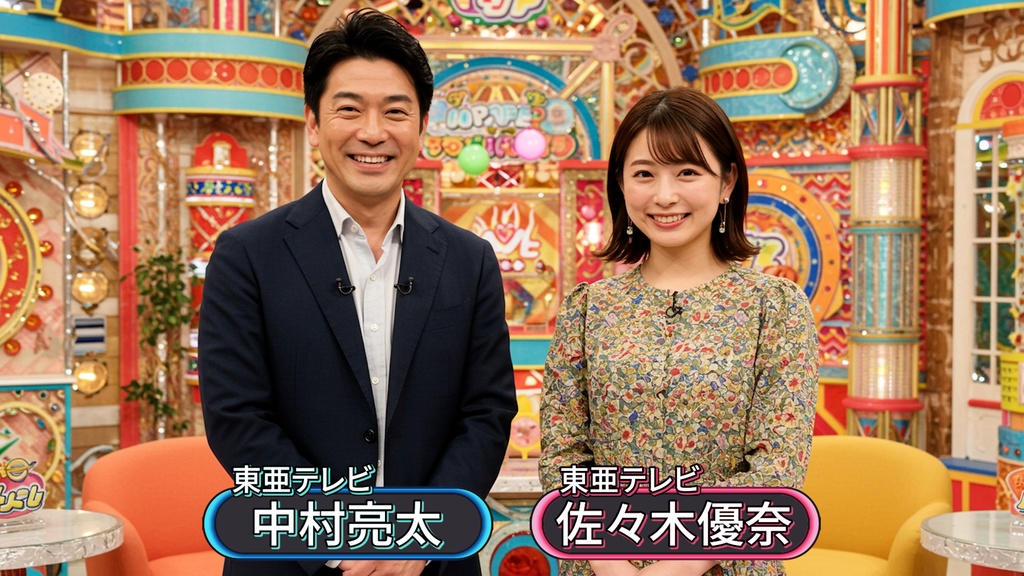 バラエティ番組用名前テロップ9種-1 9 Types of Name Tickers for Variety Programs-1