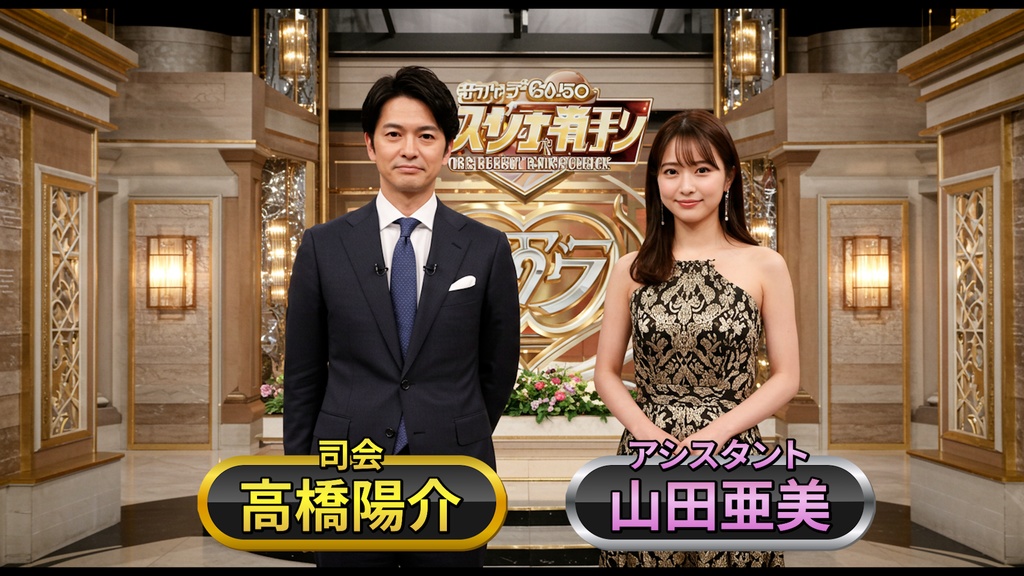 バラエティ番組用名前テロップ9種-1 9 Types of Name Tickers for Variety Programs-1