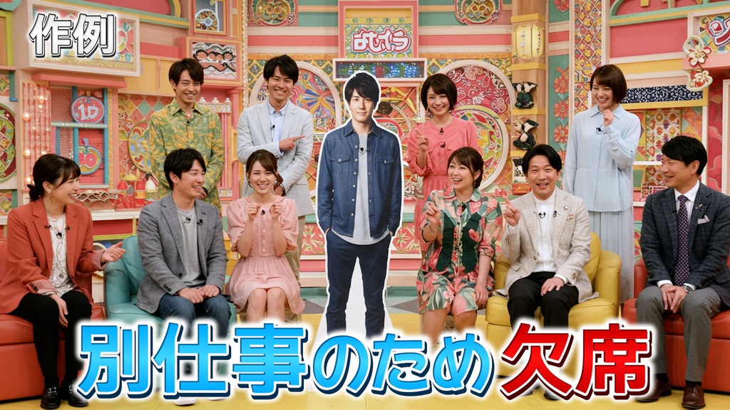 バラエティー番組テロップ014 Variety show Telop 014