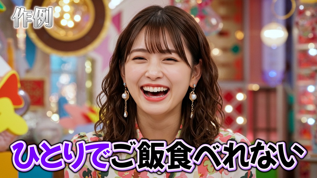 バラエティー番組テロップ035 Variety show Telop 035